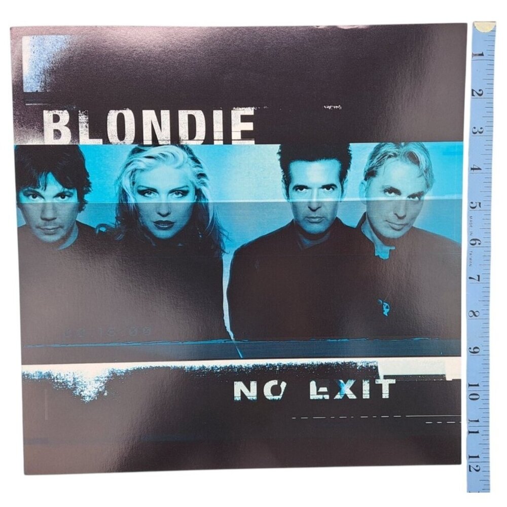 Vintage Blondie No Exit Store Promo Poster 12" X 12" Double Sided Album Artwork - Picture 4 of 4